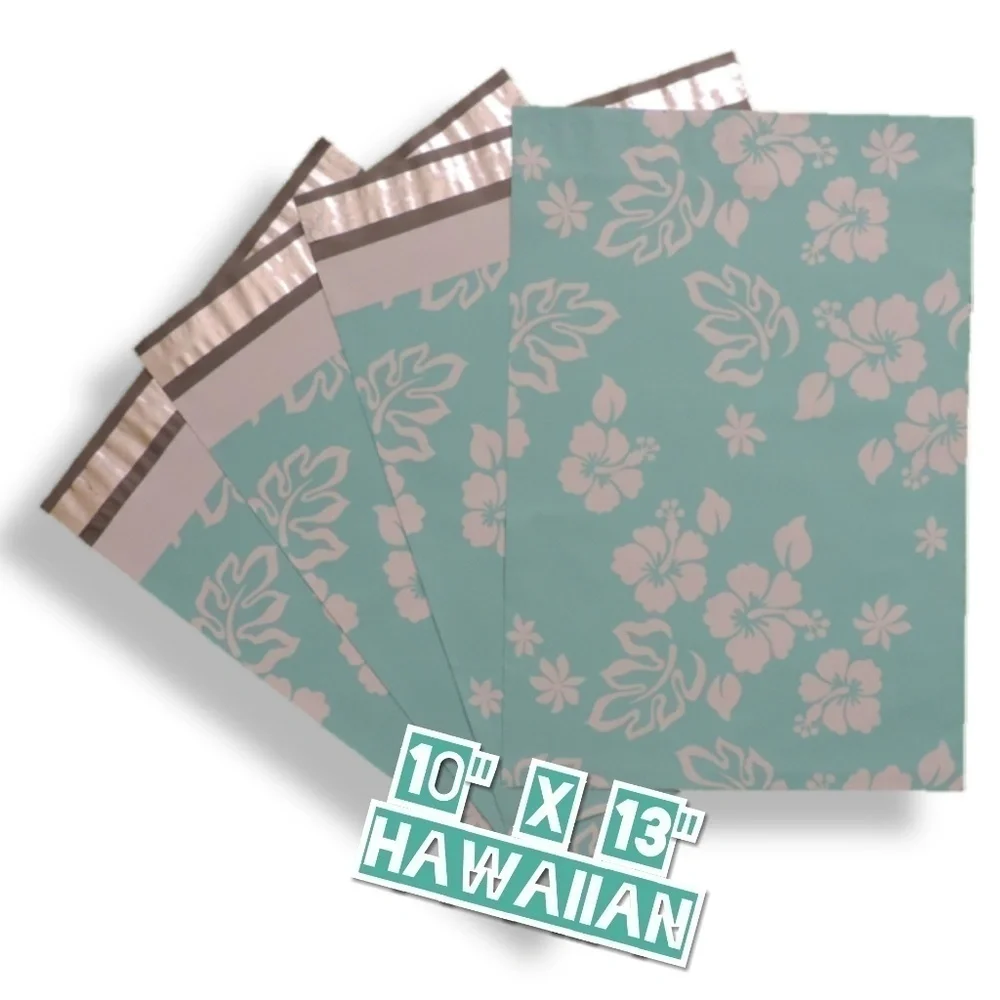 50 Hawaiian Poly Mailers 10x13